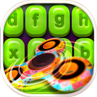 Fidget Spinner Tema Teclado Emoji icono