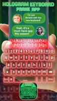 Hologram Keyboard Prank App syot layar 3