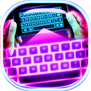 النيون لوحة المفاتيح الهولوغرام المحاكاة APK