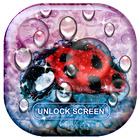 Raindrops Lock Screen HD icono