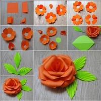 Craft Paper Flowers Affiche