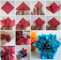 Paper Origami Affiche