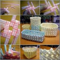 Artisanat de Straws DIY Affiche