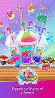 Ice Slushy Maker: Rainbow Desserts الملصق