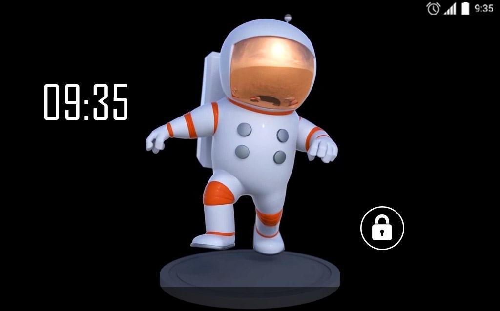 Android 用の 宇宙飛行士ライブ壁紙 Apk をダウンロード