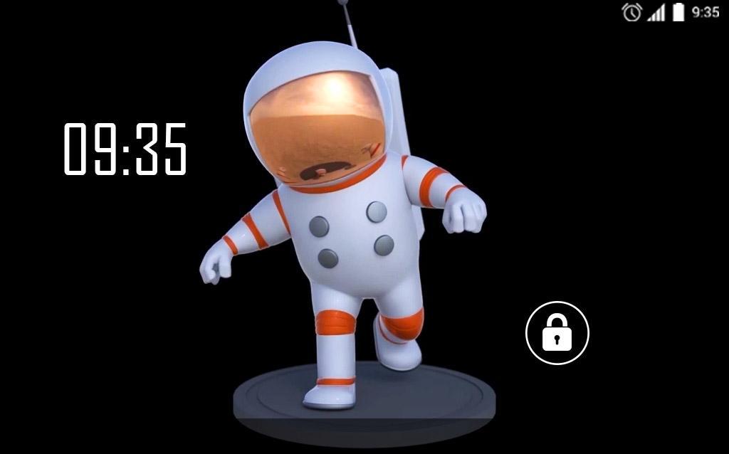 Android 用の 宇宙飛行士ライブ壁紙 Apk をダウンロード