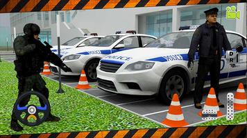 شرطي سائق سيارة 3D تصوير الشاشة 3