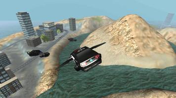Flying Police Super Car 3D poster