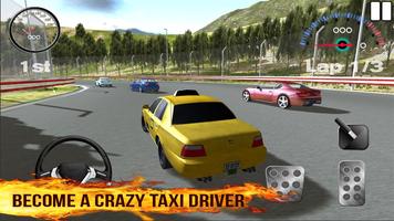 Crazy Taxi CLUB 3D Affiche