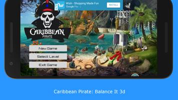 Pirate Balance: Balance Ball 3d Balancing Game plakat