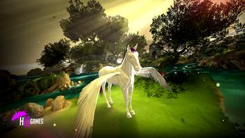 Crear Pegaso Lindo Poster