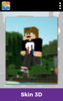 skin minecraft 3d pro plakat