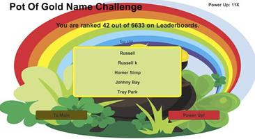 برنامه‌نما Pot Of Gold Name Challenge عکس از صفحه
