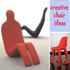 Idées de chaises créatives icône