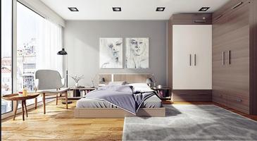 Creative Bedroom Design Affiche