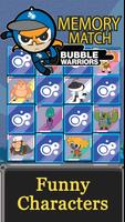 Bubble Warriors Memory Match اسکرین شاٹ 1