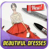 Learn to Draw Beautiful Dresses icon