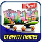 Dibujar nombres de Graffiti icono