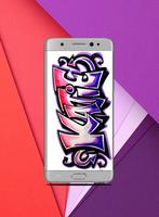 Draw Graffiti Names syot layar 2