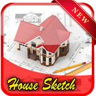 House sketch Design icône