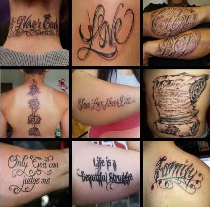 Creative Lettering Tattoos For Men APK for Android Download