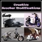 Modificações de scooter criativas ícone