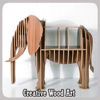 Creative Wood Art Affiche