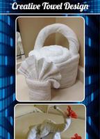 Creative Towel Design Affiche