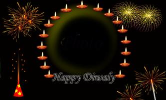 Diwali Greating Photo Frames Affiche