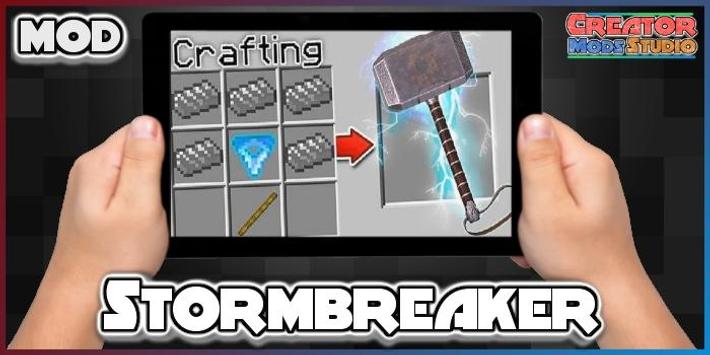 Mod Stormbreaker For Mcpe For Android Apk Download - how to get stormbreaker in roblox youtube