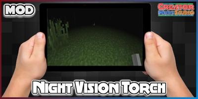 برنامه‌نما Night Vision Torch MOD for MCPE عکس از صفحه
