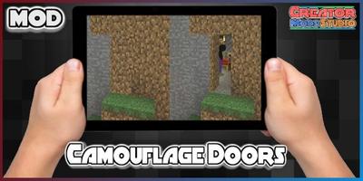 Poster Camouflage Doors MOD for MCPE