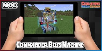 Commander Boss Machine MOD for MCPE Affiche