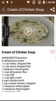 Cream of Chicken Soup Recipe capture d'écran 1