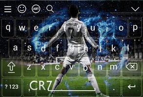 NEW Keyboard For Cristiano Ronaldo 2018 पोस्टर