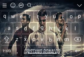 Keyboard for cristiano ronaldo cr7 plakat