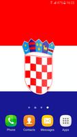 Croatian Flag Wallpaper 3d ภาพหน้าจอ 2