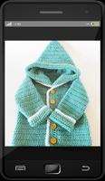 Cardigan bébé au crochet Affiche