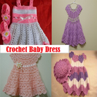 Crochet bebê vestido ícone