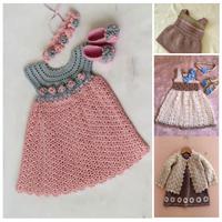 Latest Baby Knitting Dress Ideas Affiche
