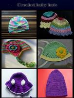 Crochet Baby Hats Affiche