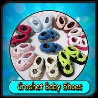 Crochet Baby Shoes Affiche