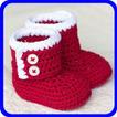 ”crochet baby shoes