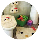 Crochet Bath Set Decorations icône