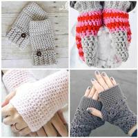 Crochet Fingerless Gloves 포스터