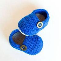 Poster Crochet Pattern Baby Slippers Icon