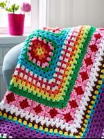 Crochet Pattern Blanket Plakat