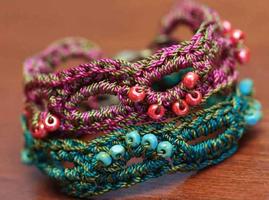 Crochet Pattern Bracelets পোস্টার