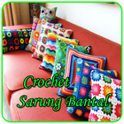 Crochet Sarung Bantal Idea icône