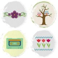 Cross Stitch Pattern Ideas Affiche